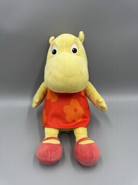 Backyardigans Tasha The Hippo Plush 12” Stuffed Animal Nickelodeon Long Jump